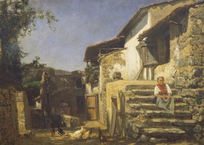 Farmhouse in Sorrento by Filippo Palizzi